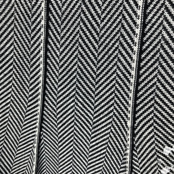 Coldwater Creek Black White Floral Knit Skirt - Picture 4 of 8